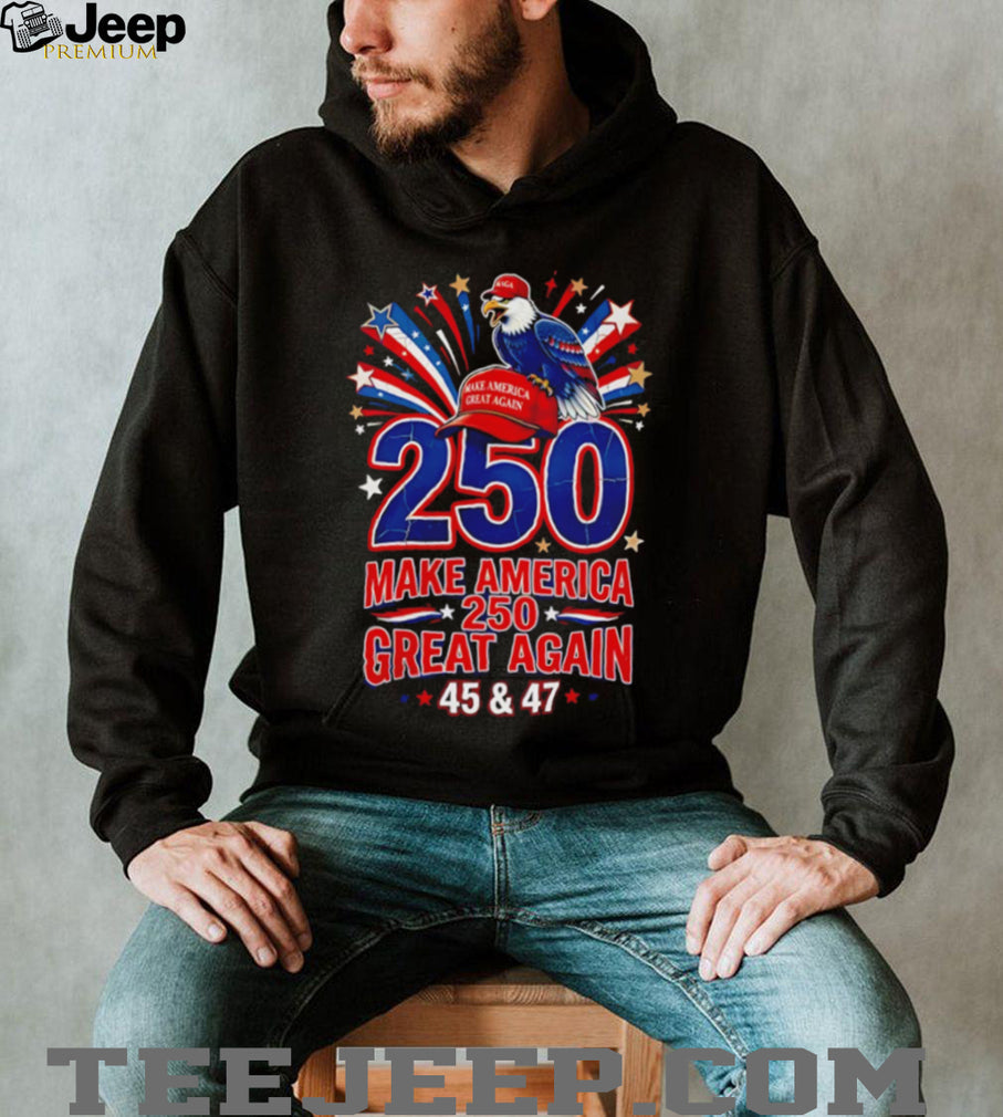 Trump 2024 Make America Great Again 45 and 47 Eagle T Shirt