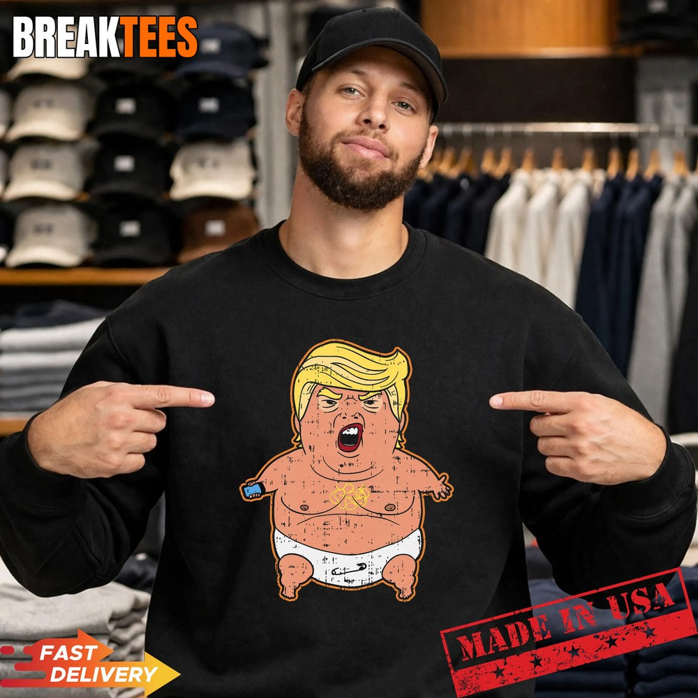 Trump Baby Balloon Funny Angry Shirt