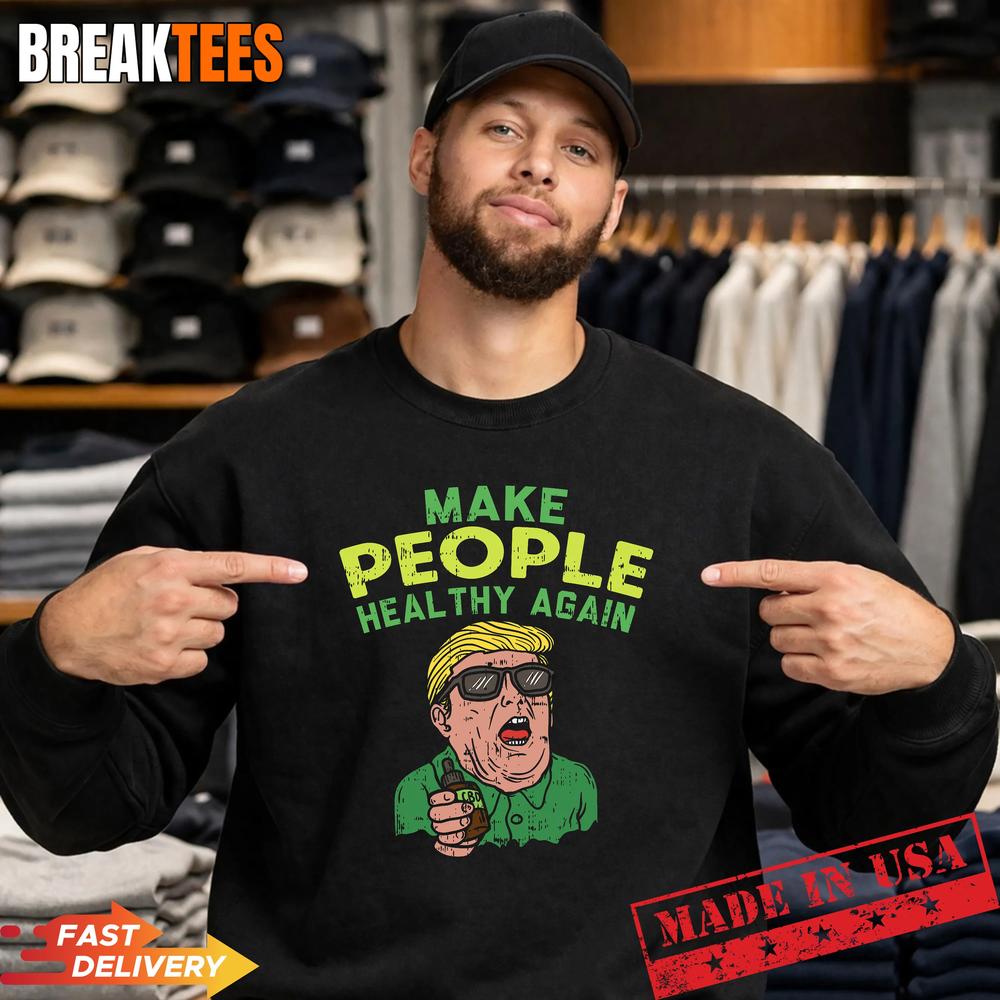 Trump CBD Make People Healthy Again Cannabis T-Shirt