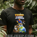 Trump Is Cleaning The World Patriotic Political Graphic T Shirt
