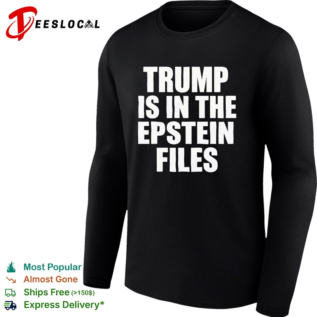 Trump is in The Epstein files humor shirt
