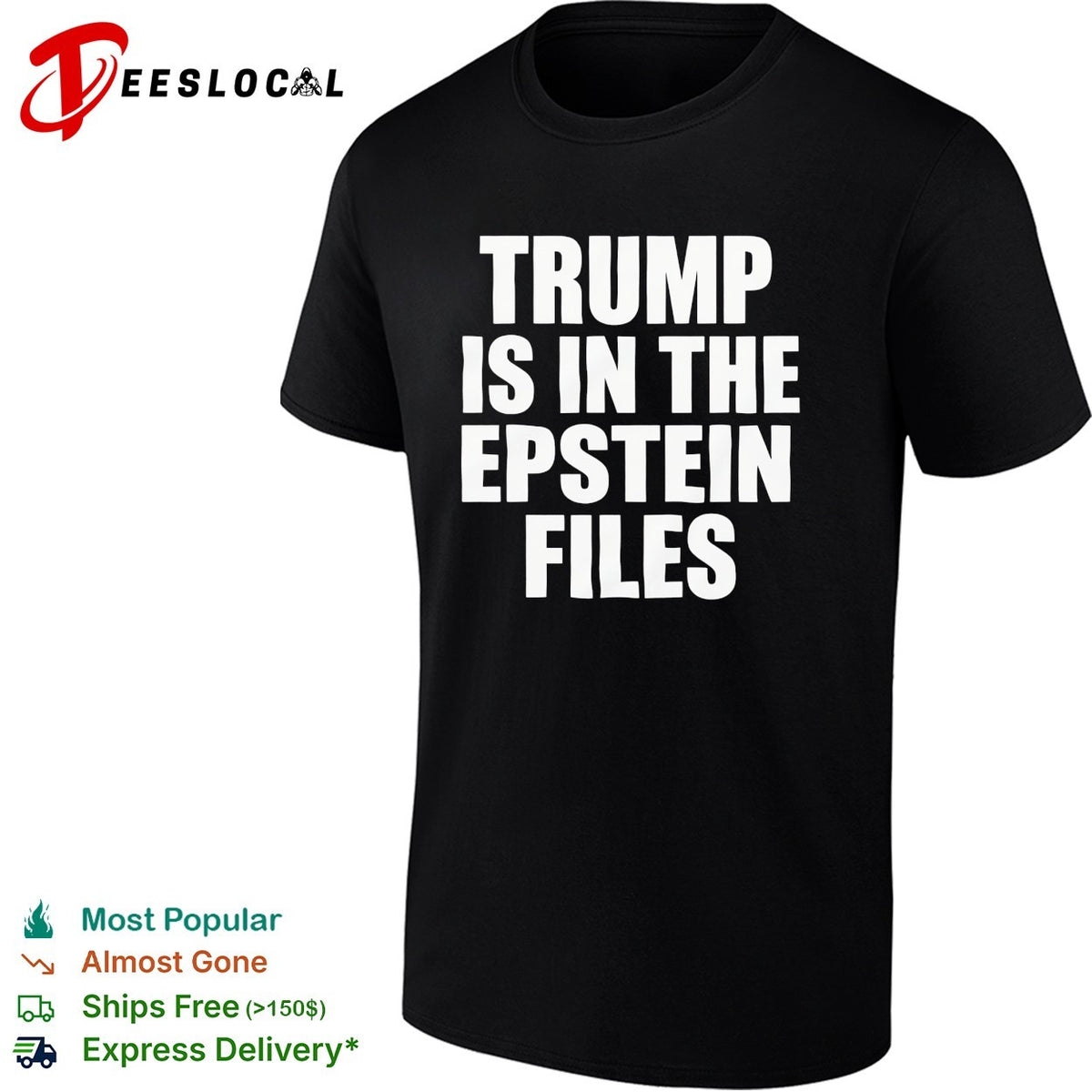 Trump is in The Epstein files humor shirt