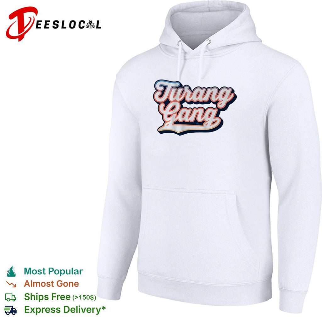 Turang Gang baseball script typography shirt