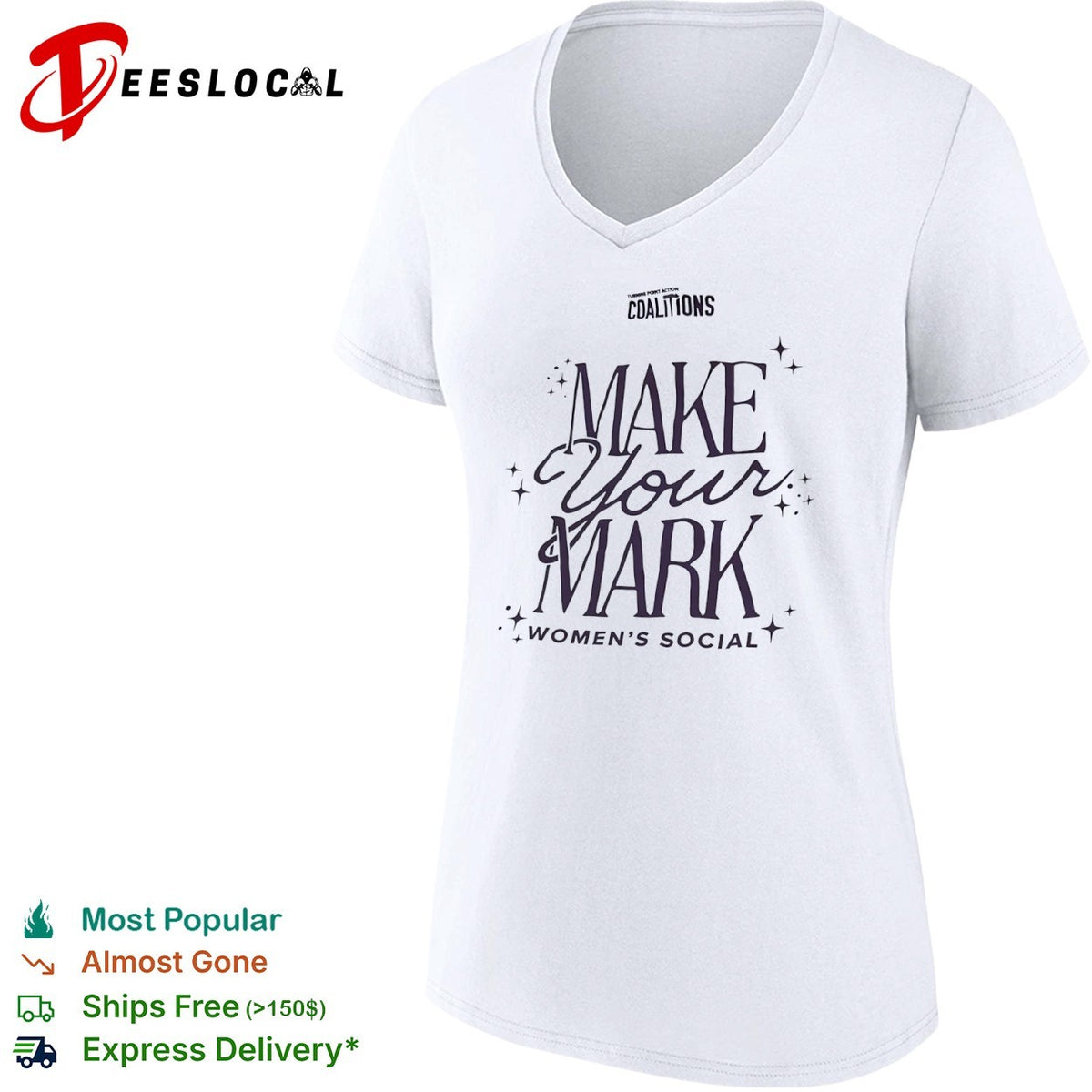 Turning Point Action Coalitions Make Your Mark Social shirt