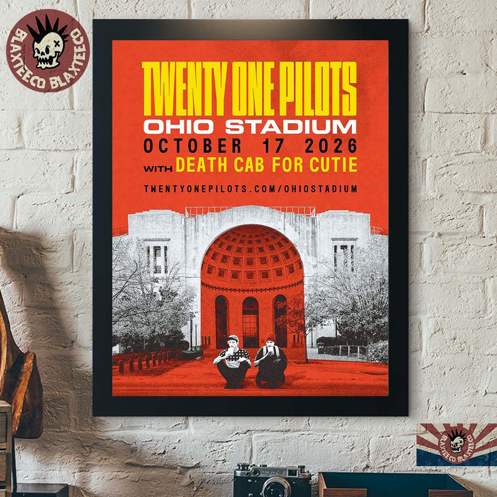 Twenty One Pilots Hometown Show 2026 In Ohio Stadium On October 17 2026 Home Decor Poster Canvas