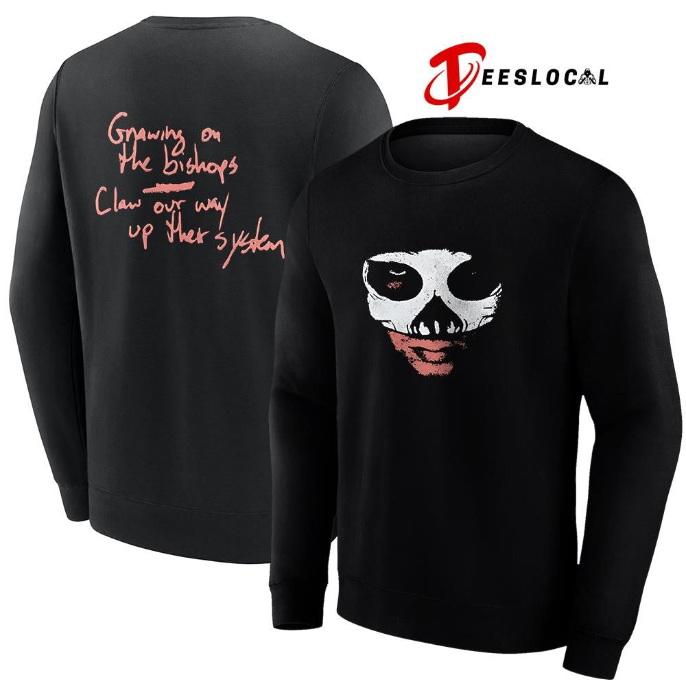 Twenty One Pilots growing on the bishops claw our way up their system graphic shirt