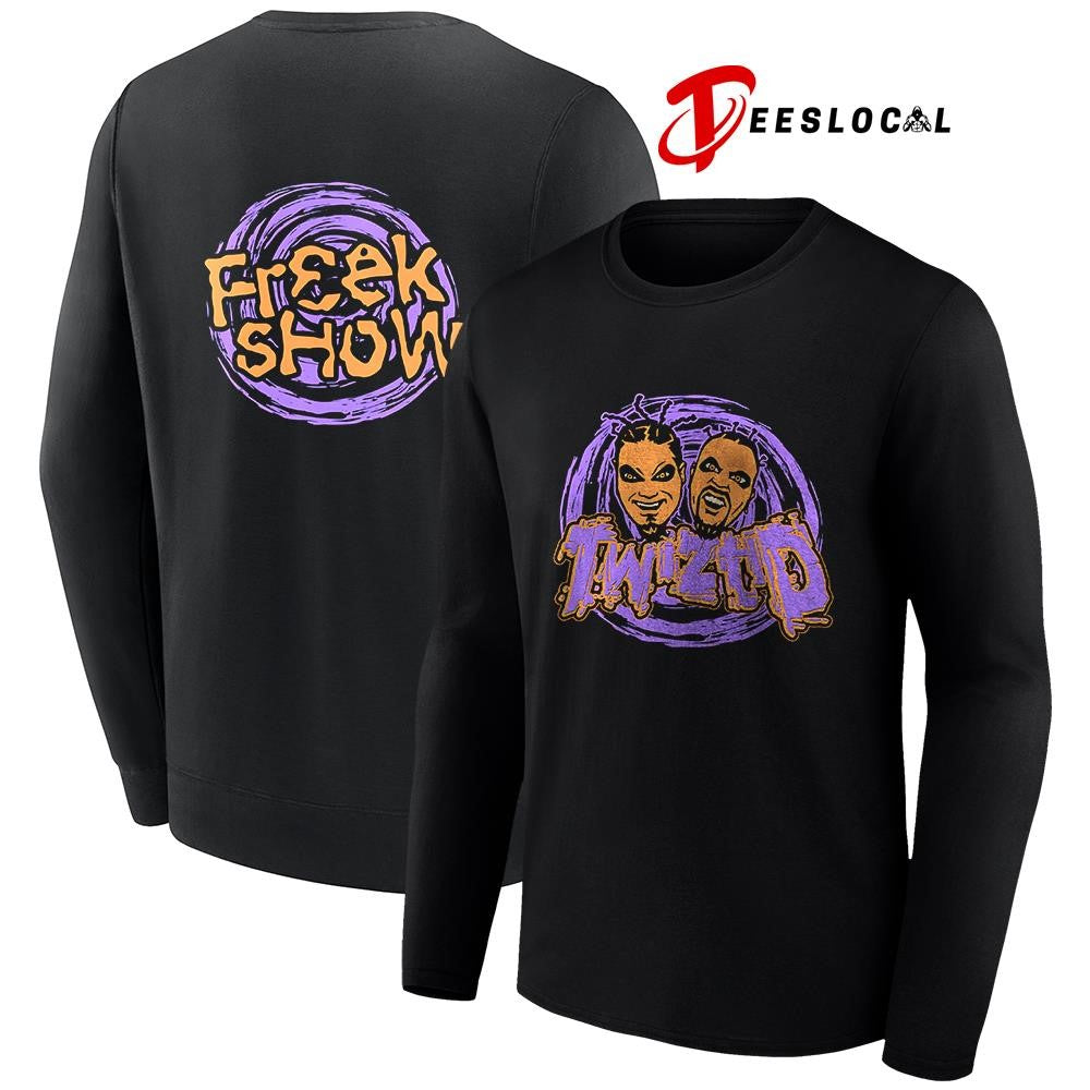 Twiztid Halloween Freek show spiral graphic shirt