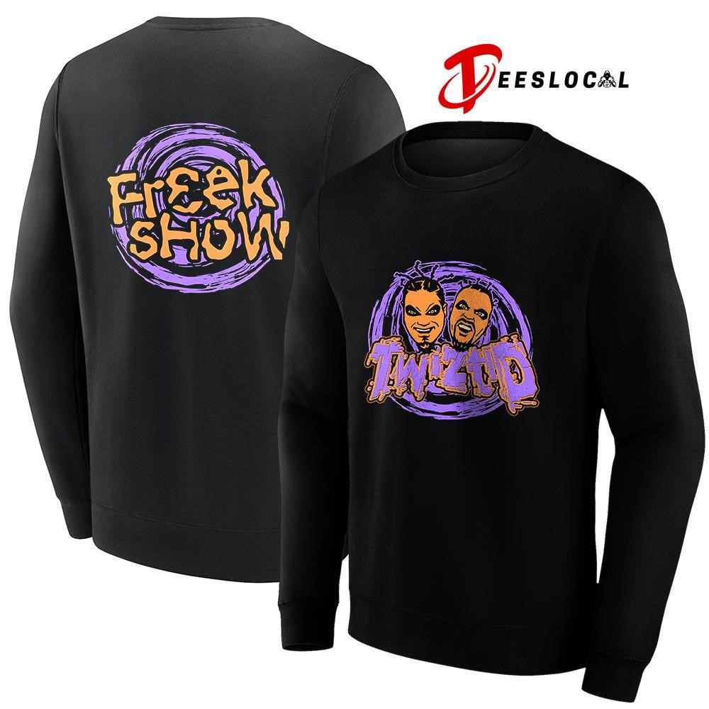 Twiztid Halloween Freek show spiral graphic shirt
