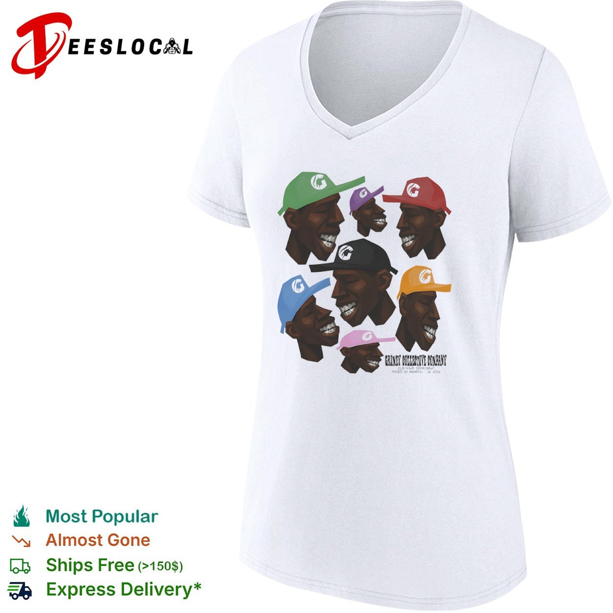 Tyler the Creator Griney Collective Company Clothing Department Memphis TN shirt