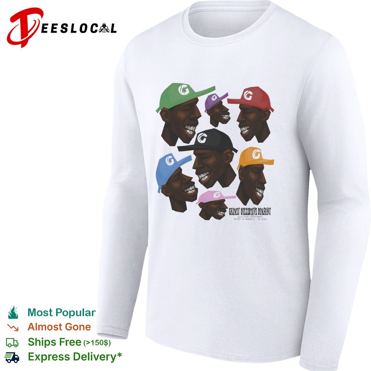 Tyler the Creator Griney Collective Company Clothing Department Memphis TN shirt