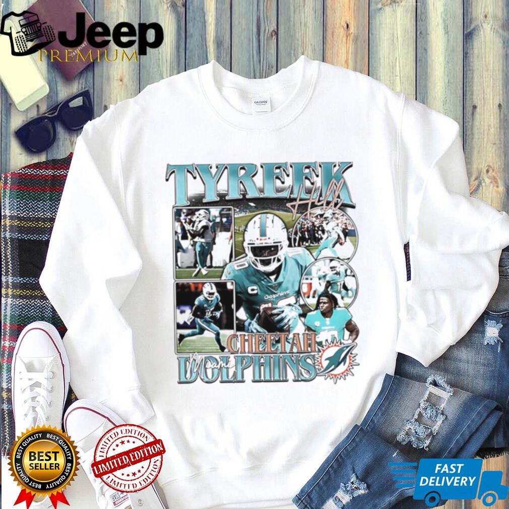 Tyreek Hill Cheetah Miami Football Vintage Bootleg T Shirt