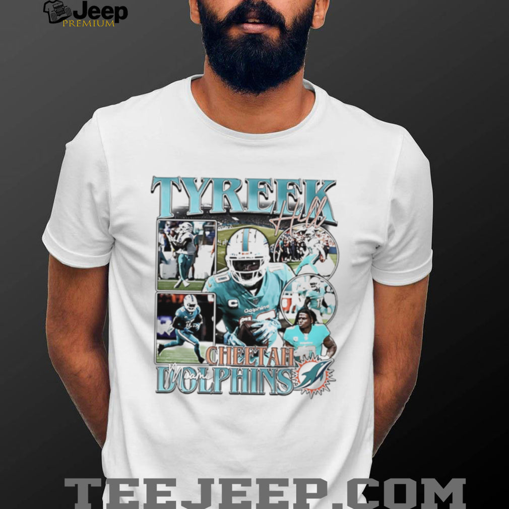 Tyreek Hill Cheetah Miami Football Vintage Bootleg T Shirt