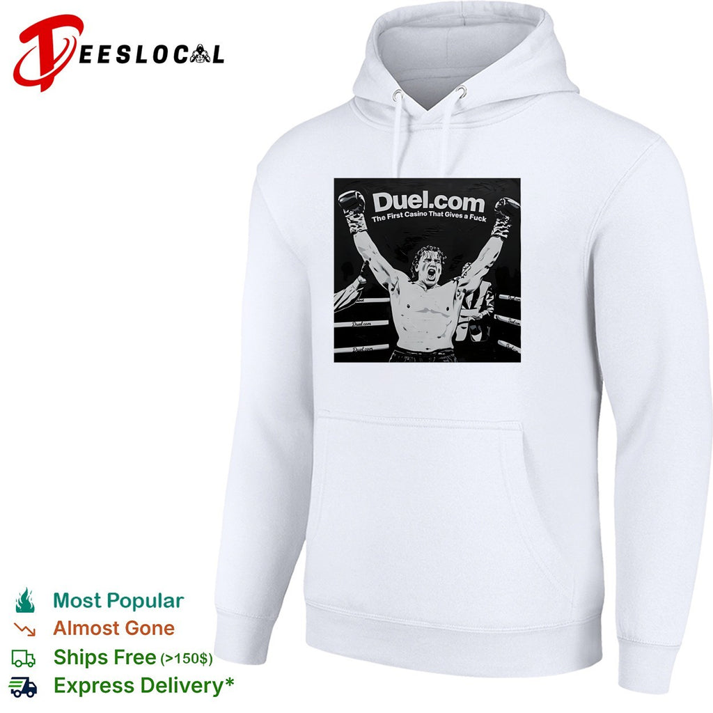 Tyson Fury Duel com The First Casino That Gives a Fuck boxing champion shirt