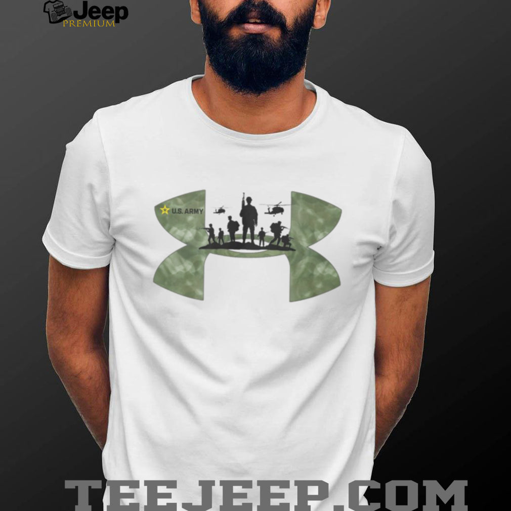 U.S. Army Military Squad & Black Hawk Helicopter Camo T Shirt