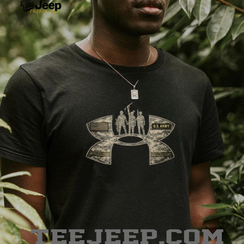 U.S. Army Soldiers Silhouette Digital Camo Logo T Shirt