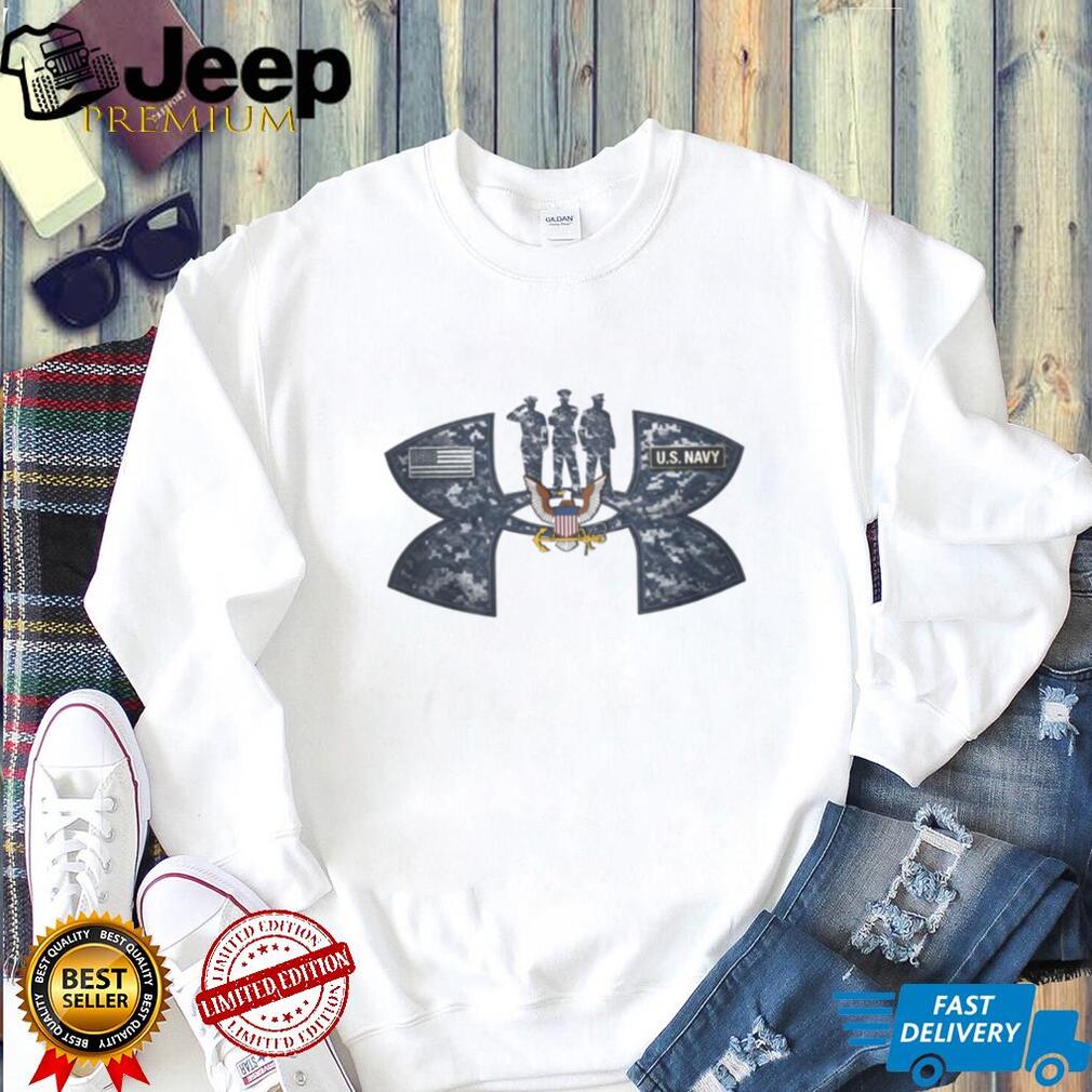 U.S. Navy Saluting Sailors Digital Camo Graphic T Shirt