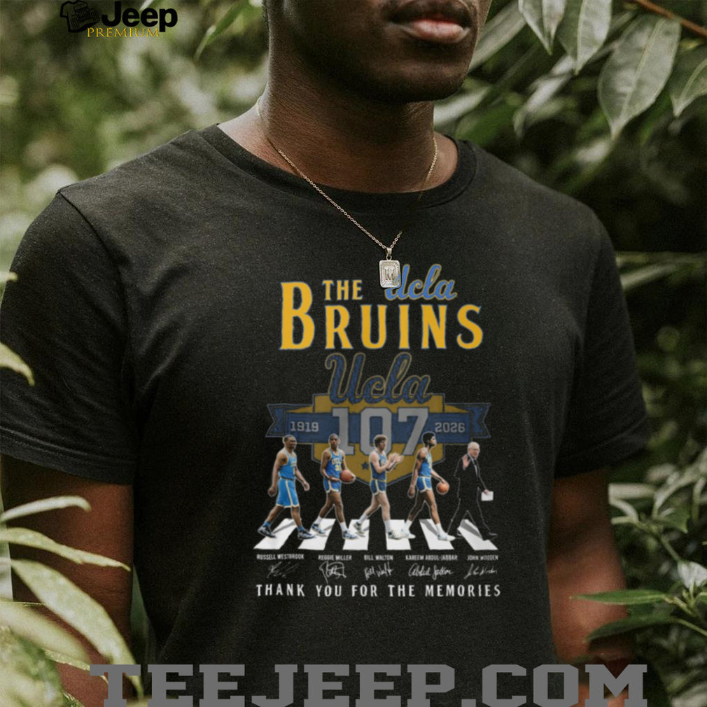 UCLA Bruins 107th Anniversary 1919 2026 Basketball Legends Abbey Road T Shirt