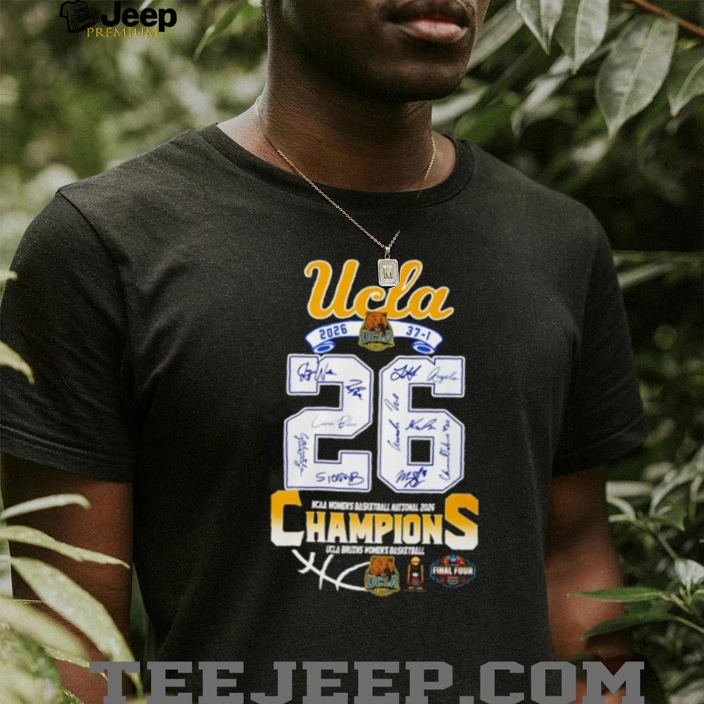 UCLA Bruins 2026 NCAA Women’s Basketball Champions Signature Series T Shirt