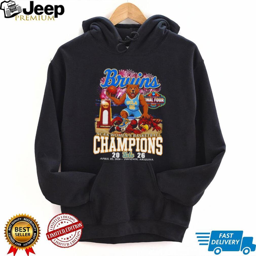 UCLA Bruins 2026 National Champions Mascot vs Opponent Phoenix AZ T Shirt