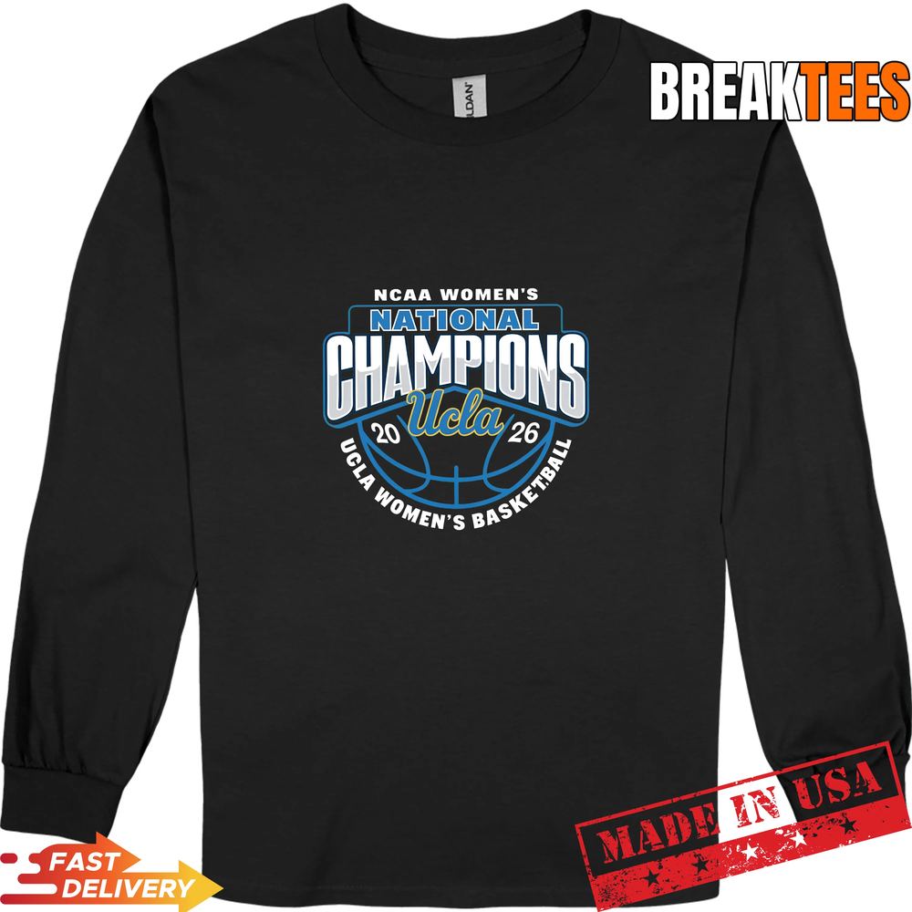 UCLA Women’s Basketball 2026 National Champions Graphic Tee Shirt