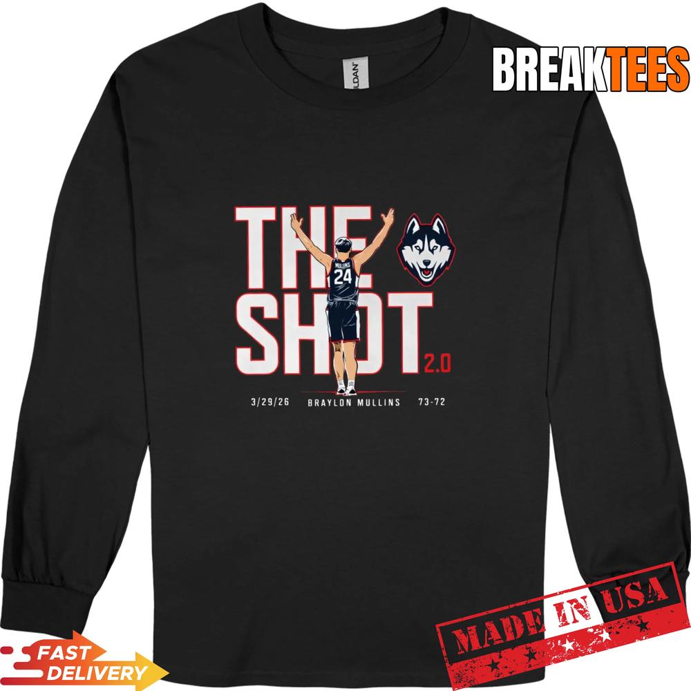 UConn Basketball Braylon Mullins The Shot 2.0 T-Shirt