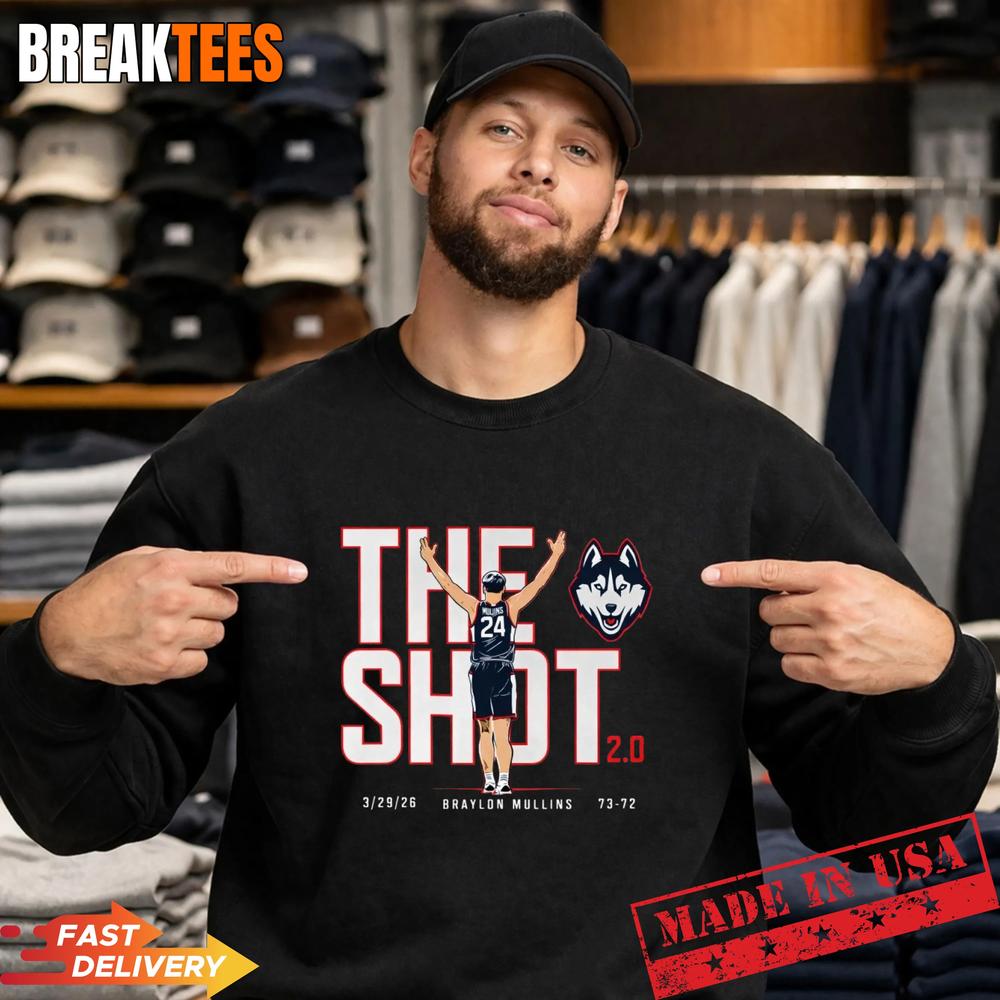 UConn Basketball Braylon Mullins The Shot 2.0 T-Shirt