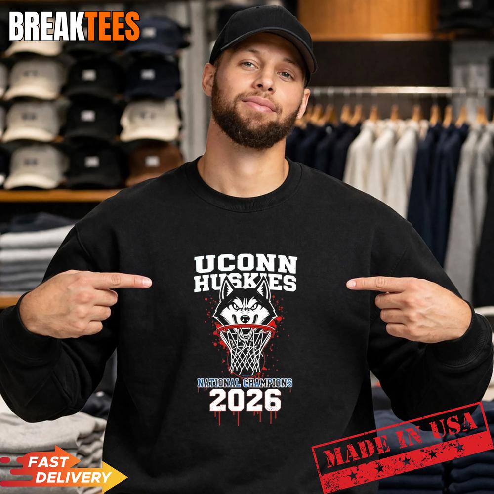UConn Huskies National Champions 2026 Basketball T-Shirt