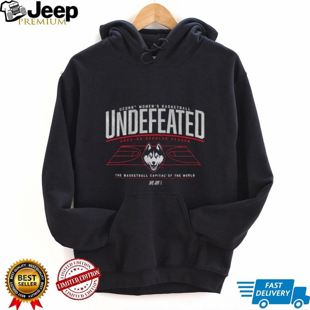 UConn Huskies Women’s Basketball Undefeated 2025 26 Season T Shirt