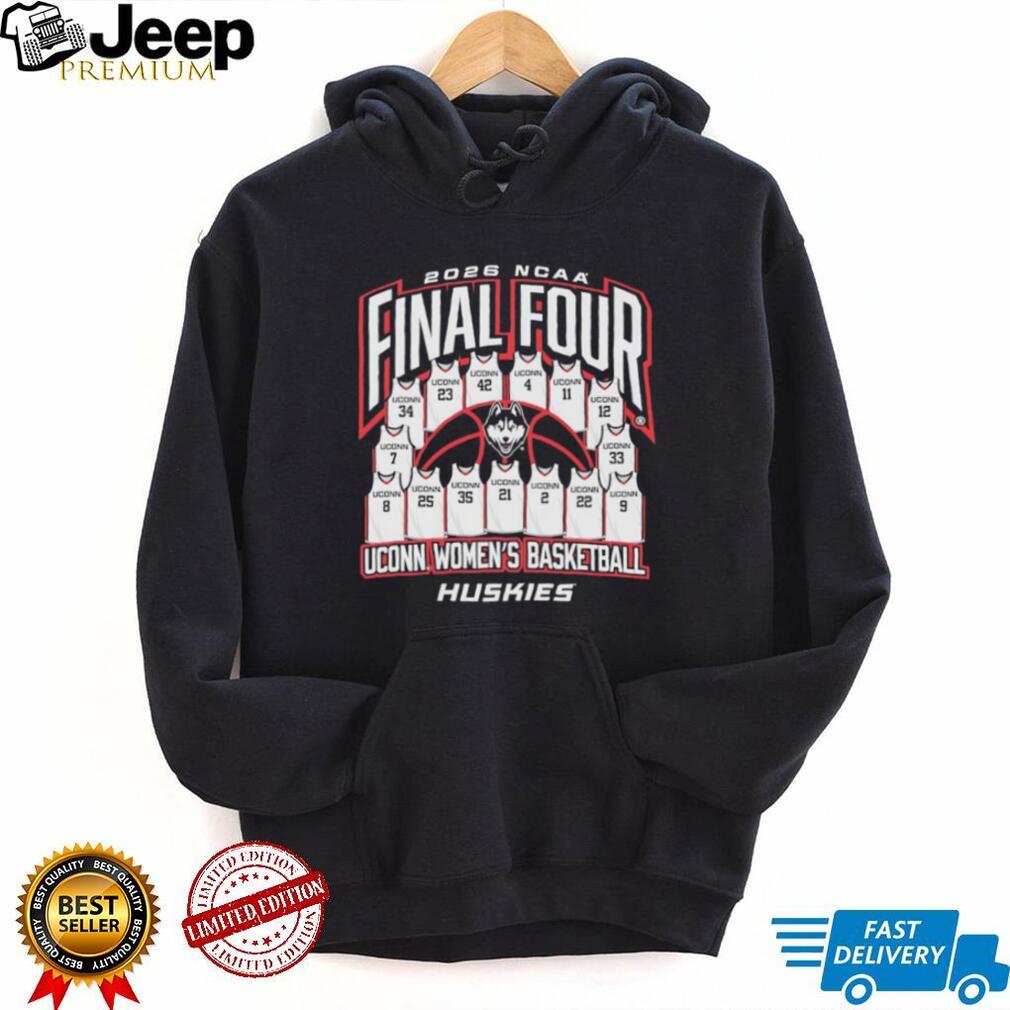 UConn Women’s Basketball 2026 NCAA Final Four Roster Crewneck T Shirt
