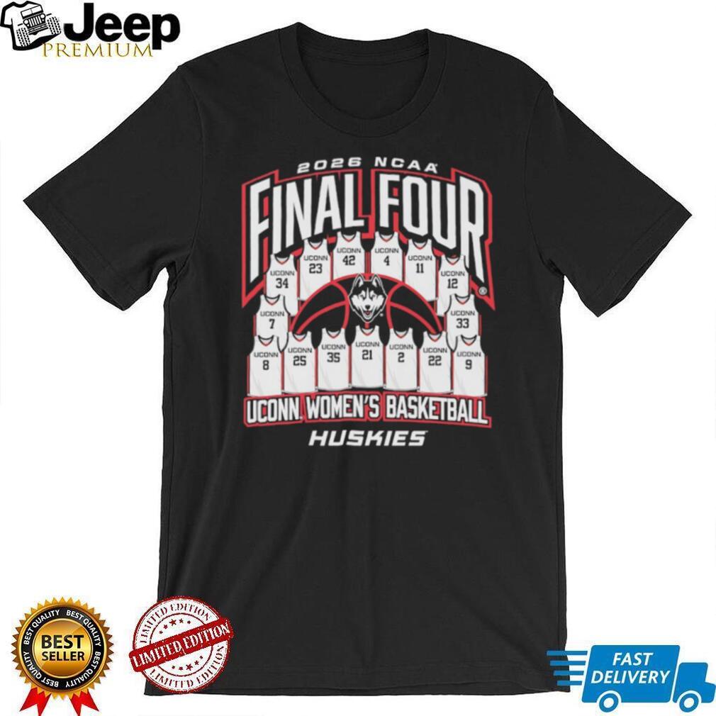 UConn Women’s Basketball 2026 NCAA Final Four Roster Crewneck T Shirt