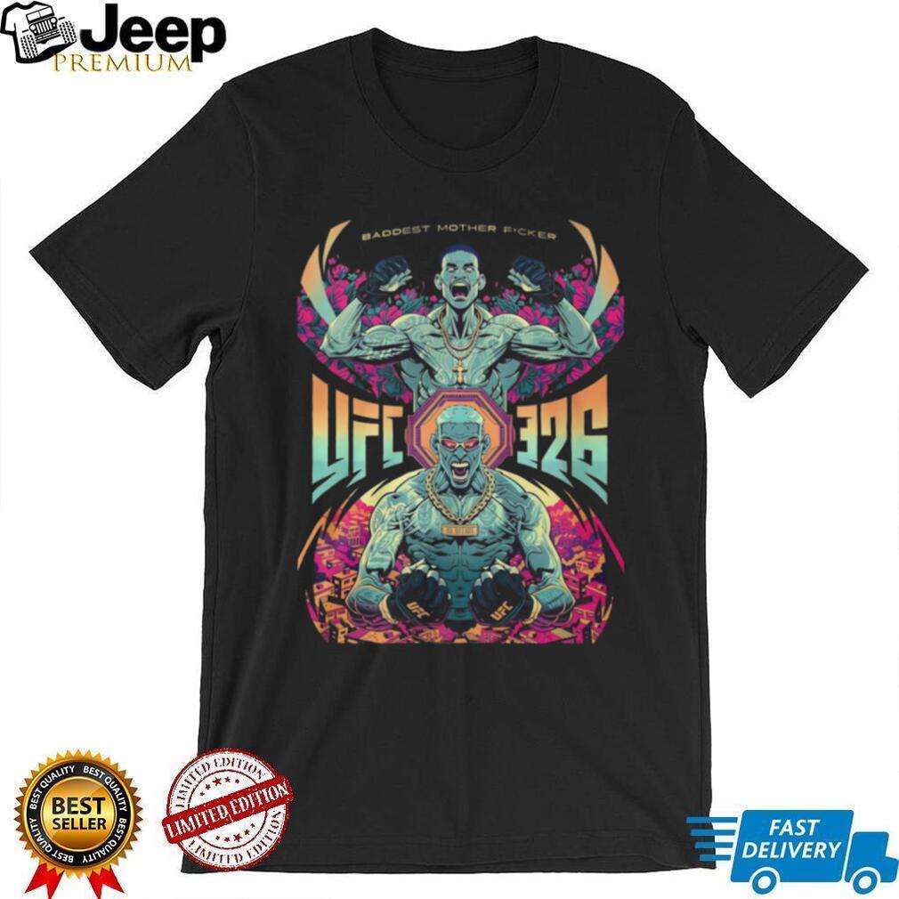 UFC 326 Charles Oliveira Baddest Mother Fcker Graphic Art T Shirt