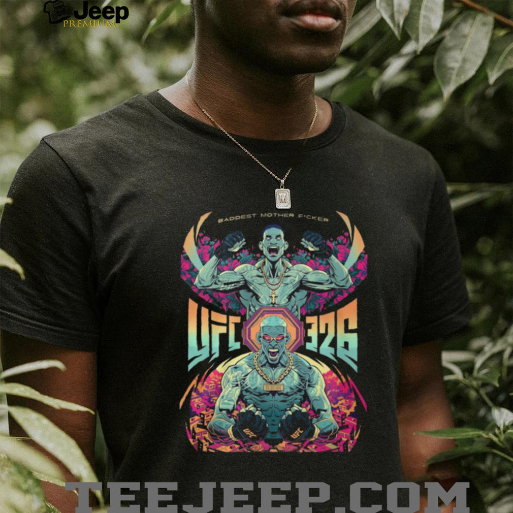 UFC 326 Charles Oliveira Baddest Mother Fcker Graphic Art T Shirt