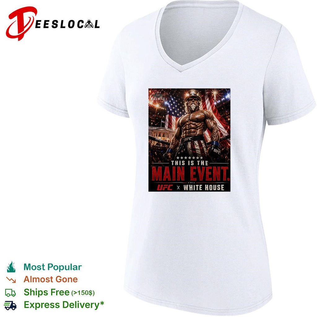 UFC main event soldier mascot White House fighting poster shirt