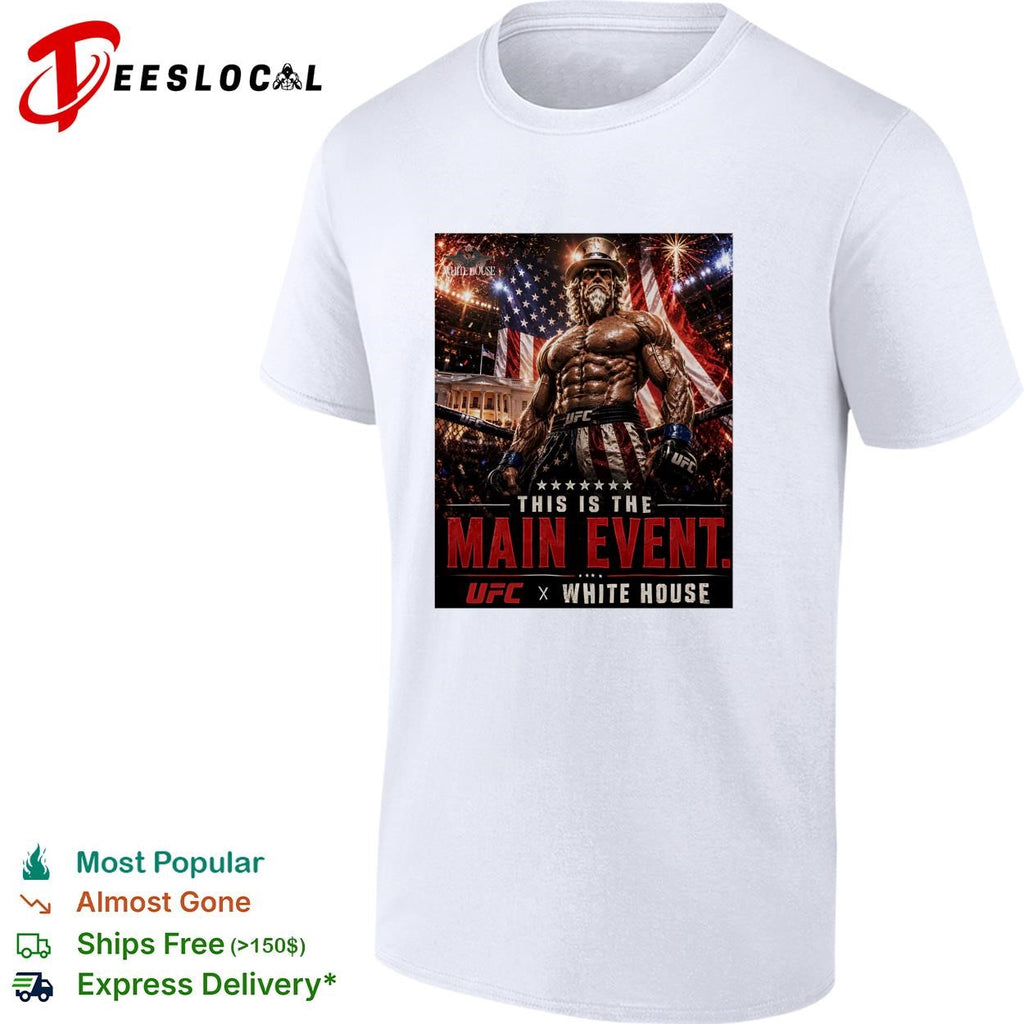 UFC main event soldier mascot White House fighting poster shirt