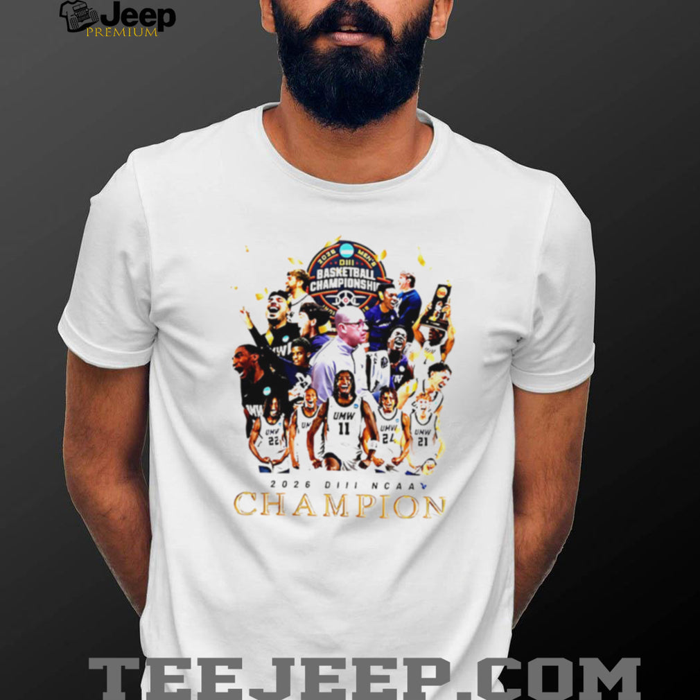 UMW 2026 DIII NCAA Basketball National Champions Commemorative T Shirt