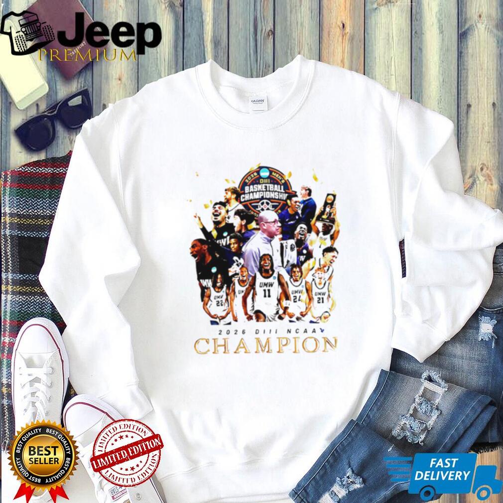 UMW 2026 DIII NCAA Basketball National Champions Commemorative T Shirt