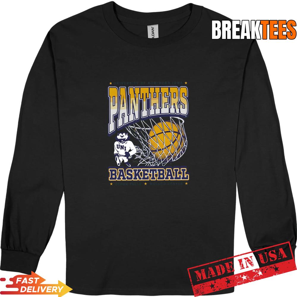 UNI Panthers Basketball Vintage Fan T-Shirt