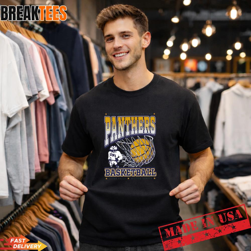 UNI Panthers Basketball Vintage Fan T-Shirt