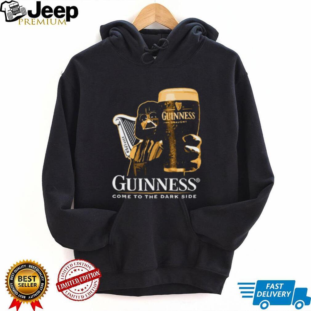 Guinness Beer Come To The Dark Side Darth Vader Mashup T Shirt