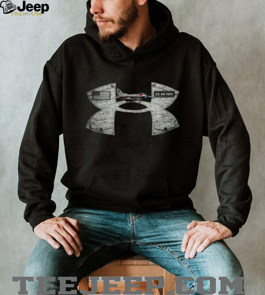 US Air Force F 16 Falcon Fighter Jet Camouflage Military T Shirt