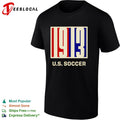 US Soccer 1913 vintage badge design bold lettering graphic shirt