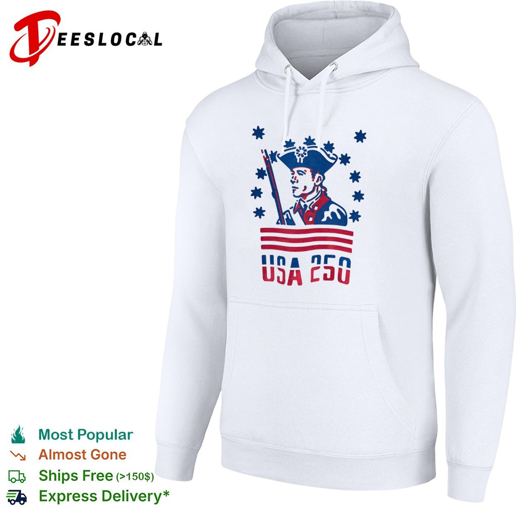 USA 250 Revolutionary War Soldier Patriot American Independence Celebration shirt