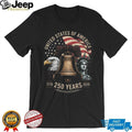 USA 250 Years Semiquincentennial Liberty Bell Patriotic T Shirt