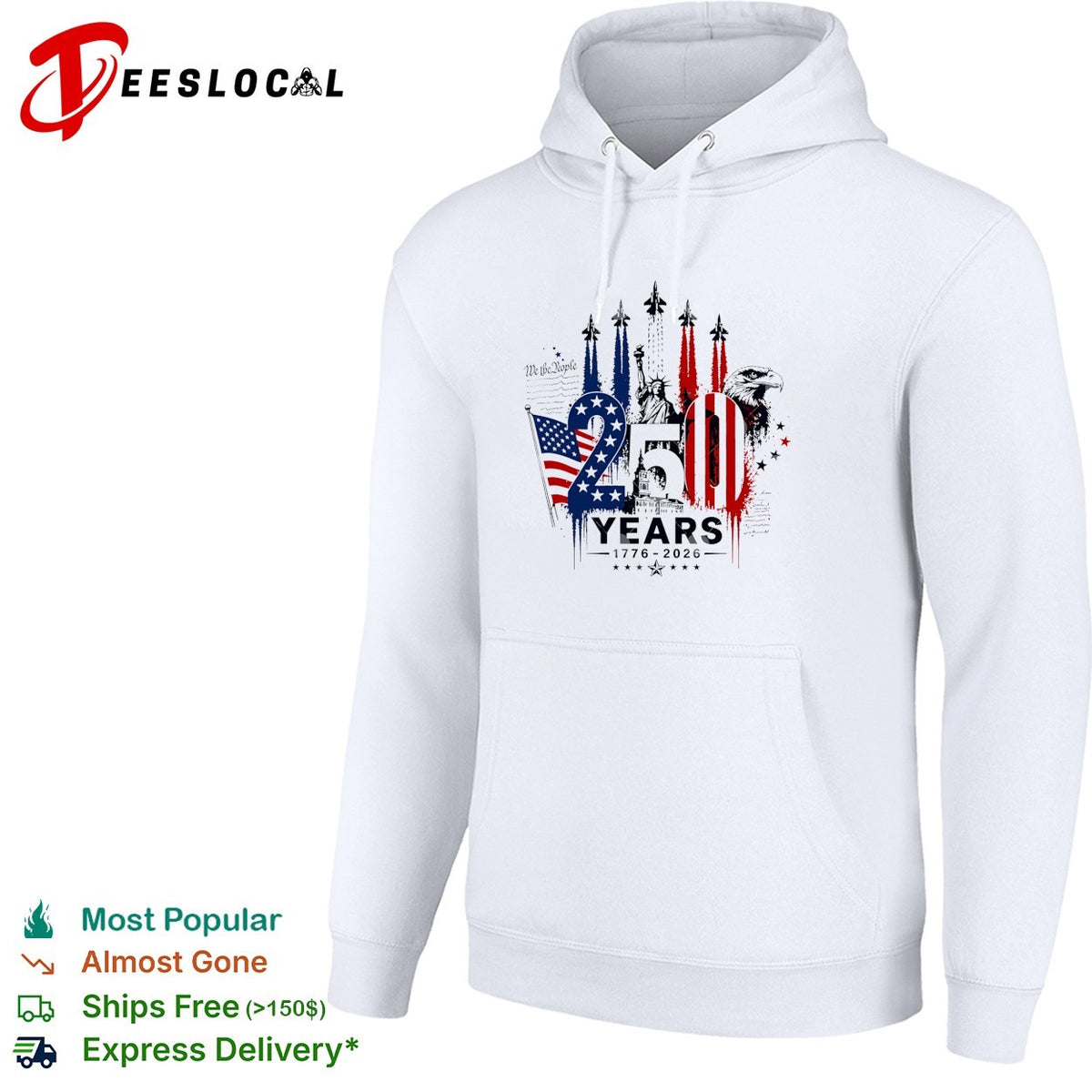 USA 250th anniversary 1776 2026 Statue of Liberty patriotic shirt