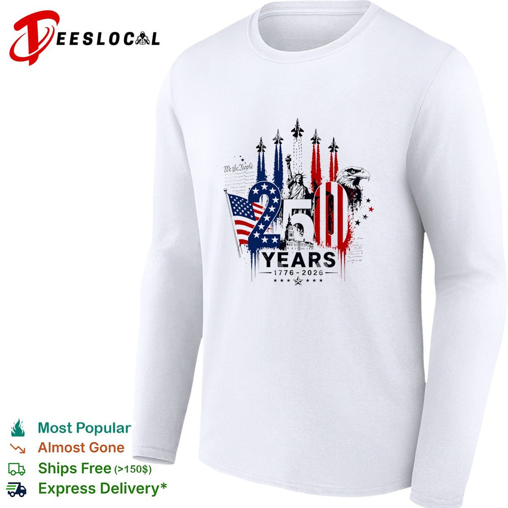 USA 250th anniversary 1776 2026 Statue of Liberty patriotic shirt