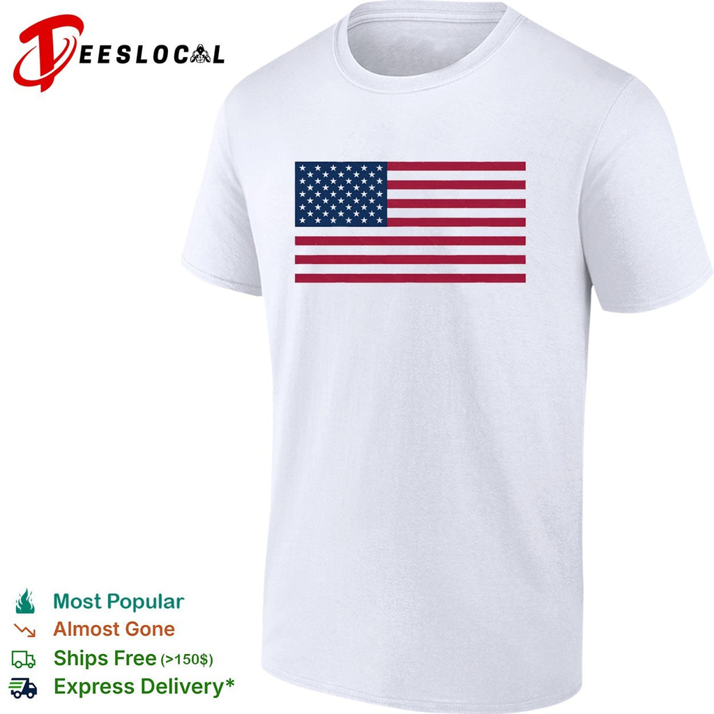 USA American flag stars and stripes classic patriotic shirt