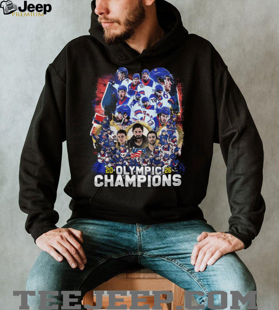 USA Hockey 2026 Olympic Champions Commemorative Team T Shirt
