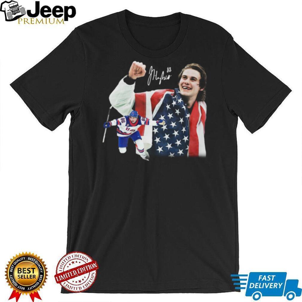 USA Hockey National Team Star Player Celebration Signature Graphic T Shirt