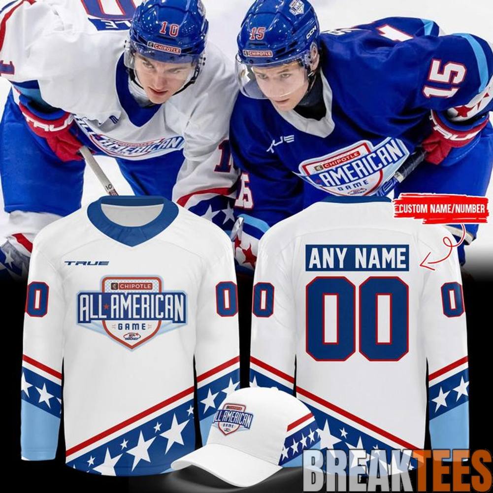 USA Hockey x Chipotle All American Game Hockey Jersey – White