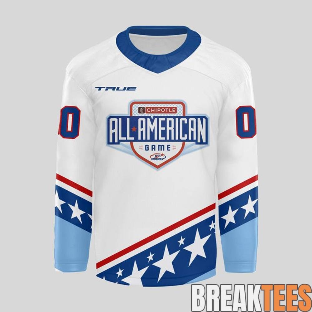 USA Hockey x Chipotle All American Game Hockey Jersey – White